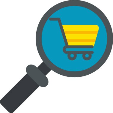 Ağ için büyüteç loupe simgesi 