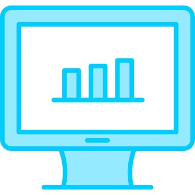 grafik ikonu vektör illüstrasyonu
