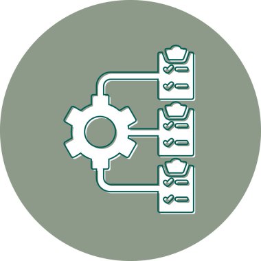 Ayarlama. Web simgesi basit tasarım