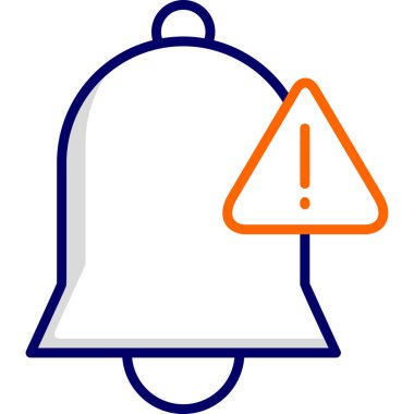 Zil. Web simgesi basit illüstrasyon