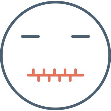 Üzgün surat. Web simgesi