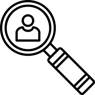 Ara. Web simgesi basit illüstrasyon