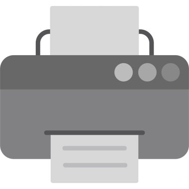 vektör yazıcı simgesi modern illüstrasyon