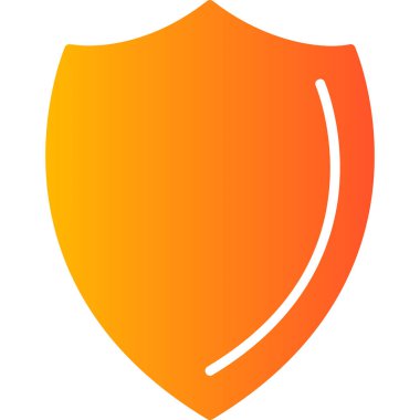 kalkan simgesi, vektör illüstrasyonu basit tasarım