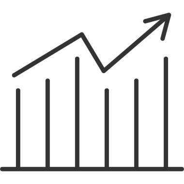 grafik ikonu vektör illüstrasyonu 