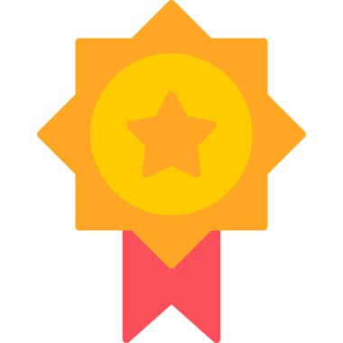 Modern Ödül simgesinin vektör illüstrasyonu