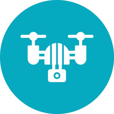 İHA simgesi, vektör illüstrasyonu