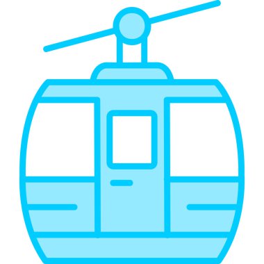 tren simgesi vektör illüstrasyonu