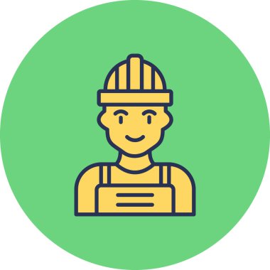 Worker icon modern vector illustration