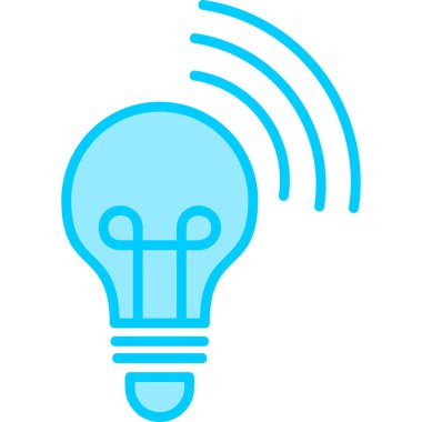 Bir fikrim var. Web simgesi basit illüstrasyon