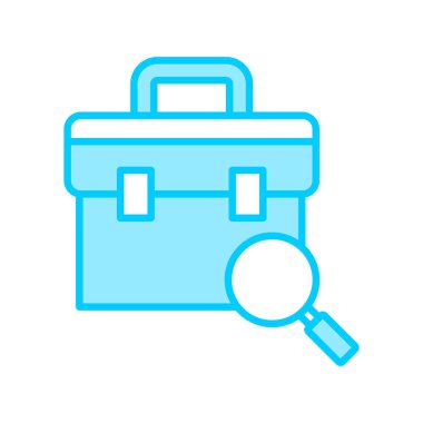 İşler arama simgesi vektör çizimi