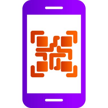 akıllı telefon simgesi vektör illüstrasyonu
