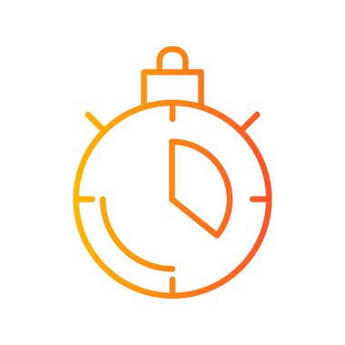 Kronometre Web simgesi basit tasarım