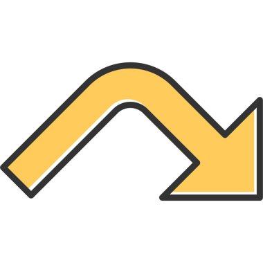 Ok. Web simgesi basit illüstrasyon