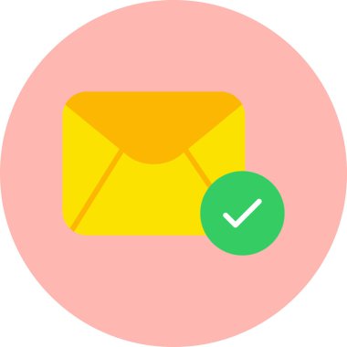 zarf simgesi vektör illüstrasyonu