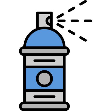 Sprey web simgesi vektörünü boya