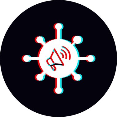 vector illustration of seo modern icon, Viral Marketing