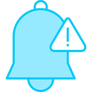 Zil. Web simgesi basit illüstrasyon