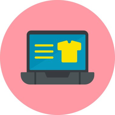 Online Shopping web icon, vector illustration