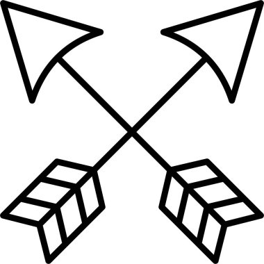 ok simgesi vektör illüstrasyonu