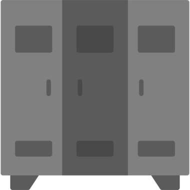 Ofis Binası simgesi. Vektör çizim