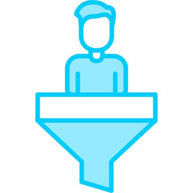 huni. Web simgesi basit illüstrasyon