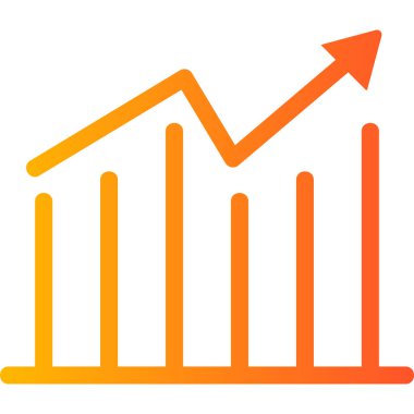 grafik ikonu vektör illüstrasyonu 