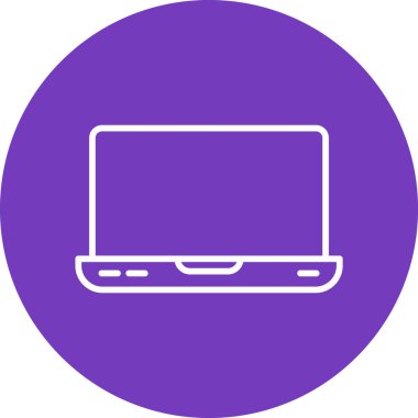 Bilgisayar. Web simgesi basit illüstrasyon