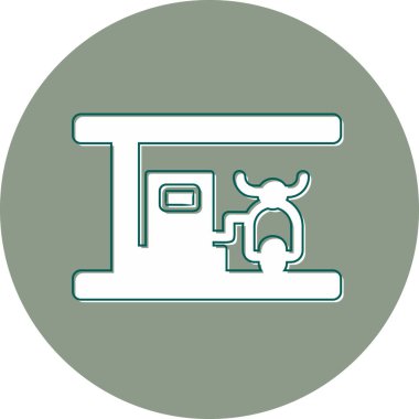 Modern b 'nin vektör illüstrasyonu eksik simgesi