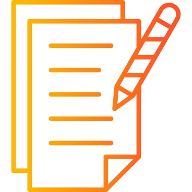 Belge simgesinin vektör illüstrasyonu