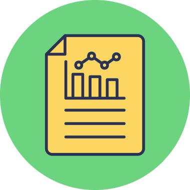 Bar Chart. web icon simple design