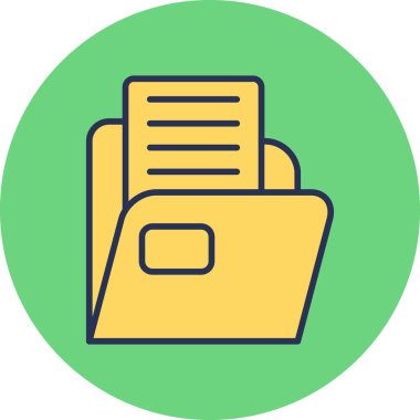 folder icon, web simple illustration