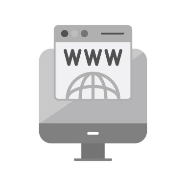 vector illustration of abstract website