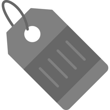 Fiyat Etiketi simgesi, vektör illüstrasyonu basit tasarım