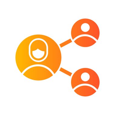 Network, Company, Connections web icon, vector illustration