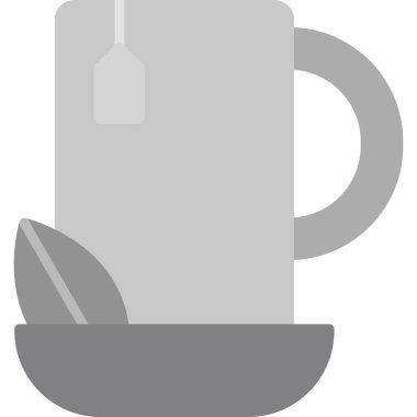 Çay. Web simgesi basit illüstrasyon 