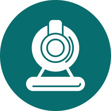 Web kamerası, basit Webcam simgesi tasarımı