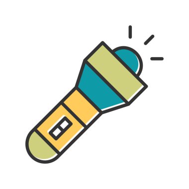 el feneri. Web simgesi basit illüstrasyon 