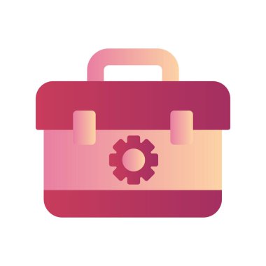 evrak çantası ikonu vektör illüstrasyonu