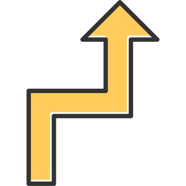 Ok. Web simgesi basit illüstrasyon