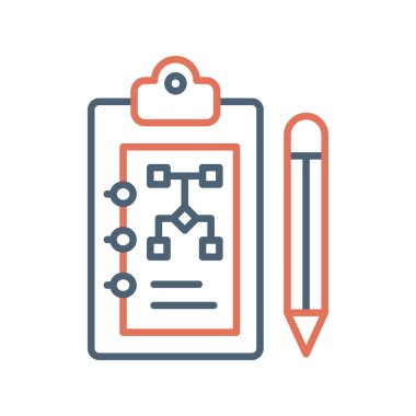 vector illustration of Planning icon