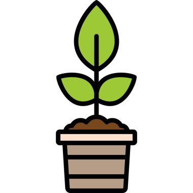 Bitki yetiştirilmiş esrar. Web simgesi basit illüstrasyon