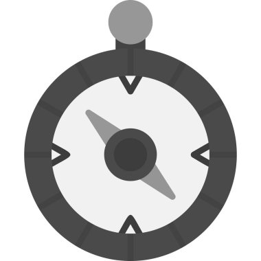 Pusula. Web simgesi basit tasarım