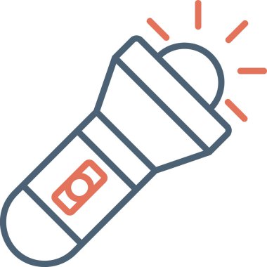 el feneri. Web simgesi basit illüstrasyon 