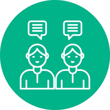 İnsan simgesinin vektör illüstrasyonu