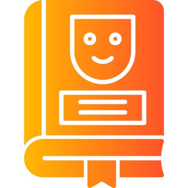 Çizgi roman ikonu, modern tasarım illüstrasyonu