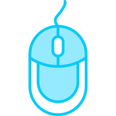 fare düz vektör simgesi