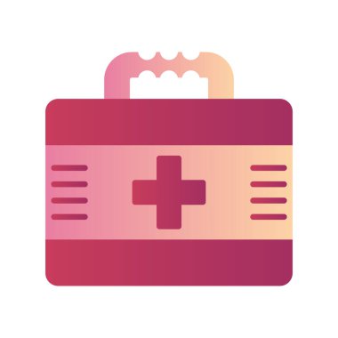 ilk yardım kiti vektör simgesi