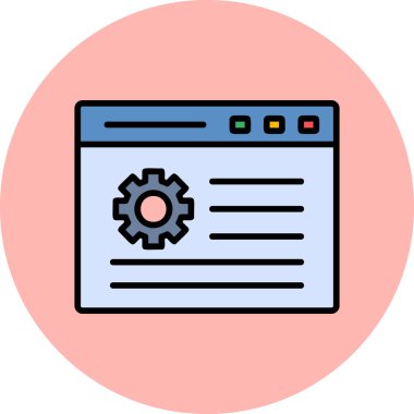 Webpage web icon, vector illustration