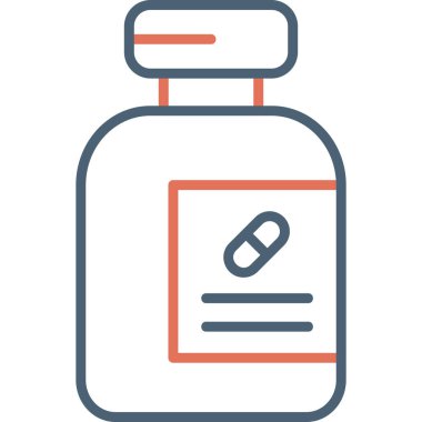 Sağlık hizmetleri web simgesi basit illüstrasyon